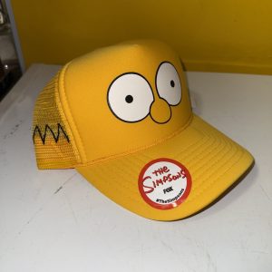 2017 SDCC The Simpsons Homer Simpson Yellow Trucker Hat Snapback Comic-Con