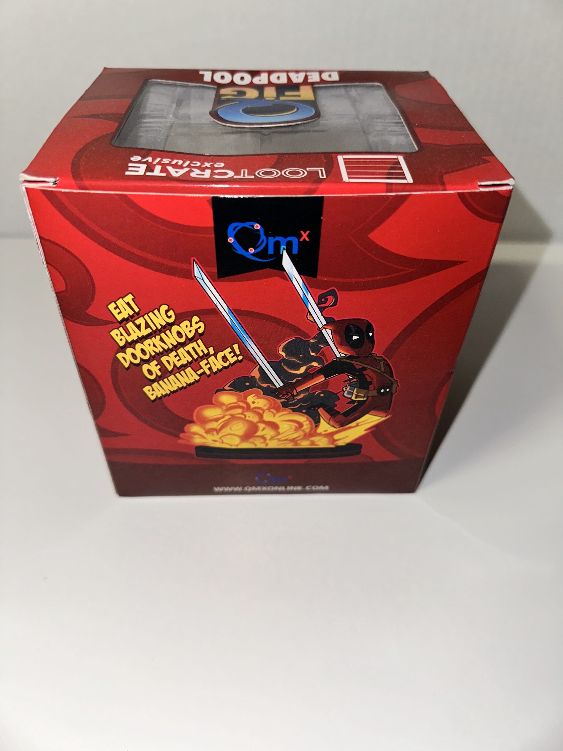 Marvel Deadpool Q-Fig by Quantum Mechanix (QMx) – Loot Crate Collectible - Image 2