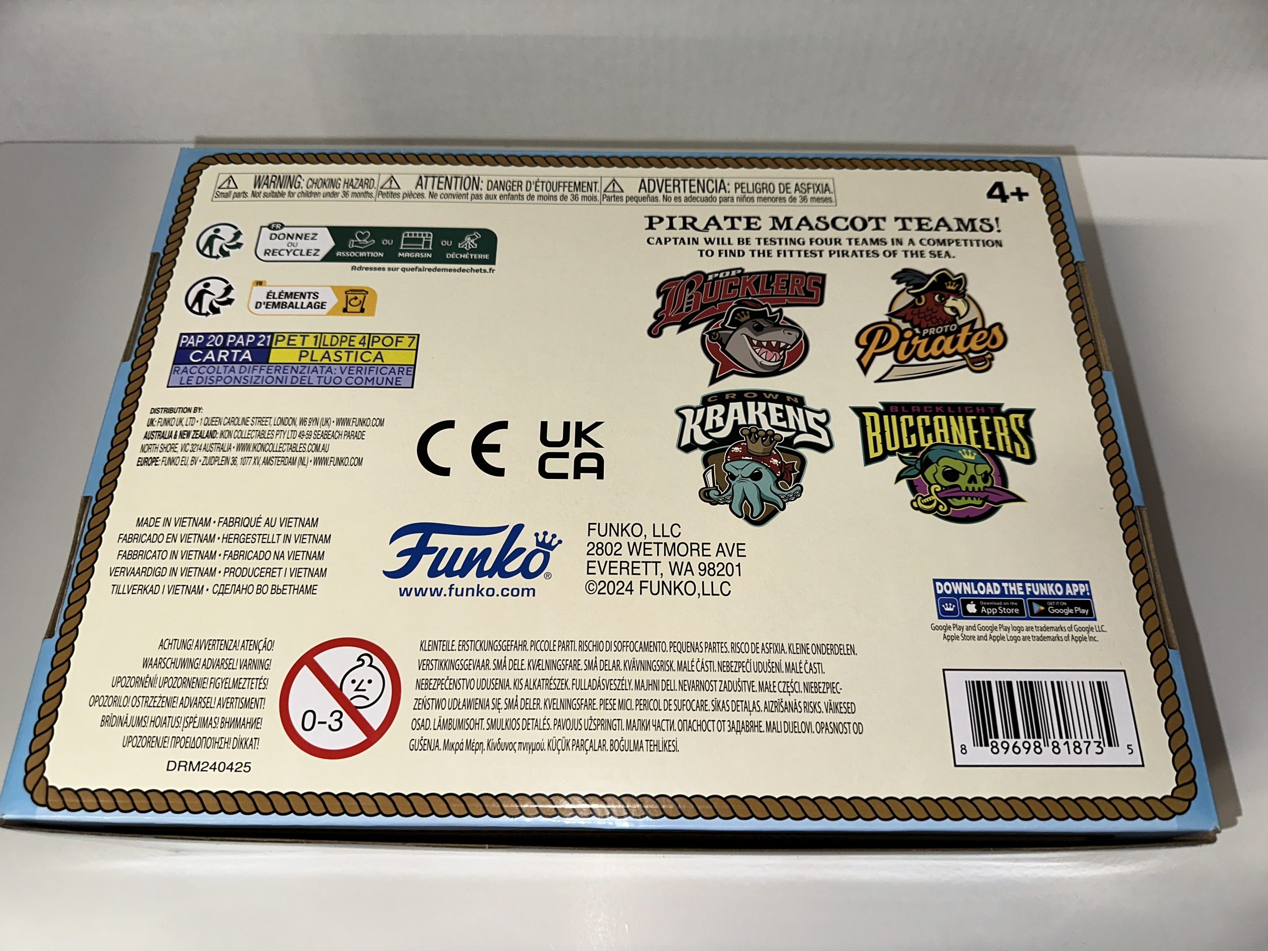 2024 SDCC Funko Funtastic Voyage Box of Fun – Proto Pirates - Image 3