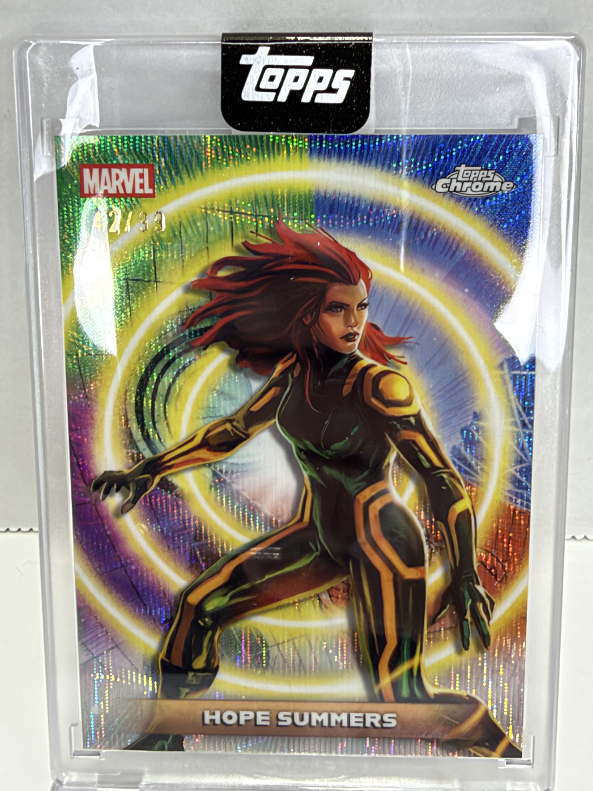 2026 Topps Mint Marvel Hope Summers Cerebro #30 42/99 Encased SDCC Pull