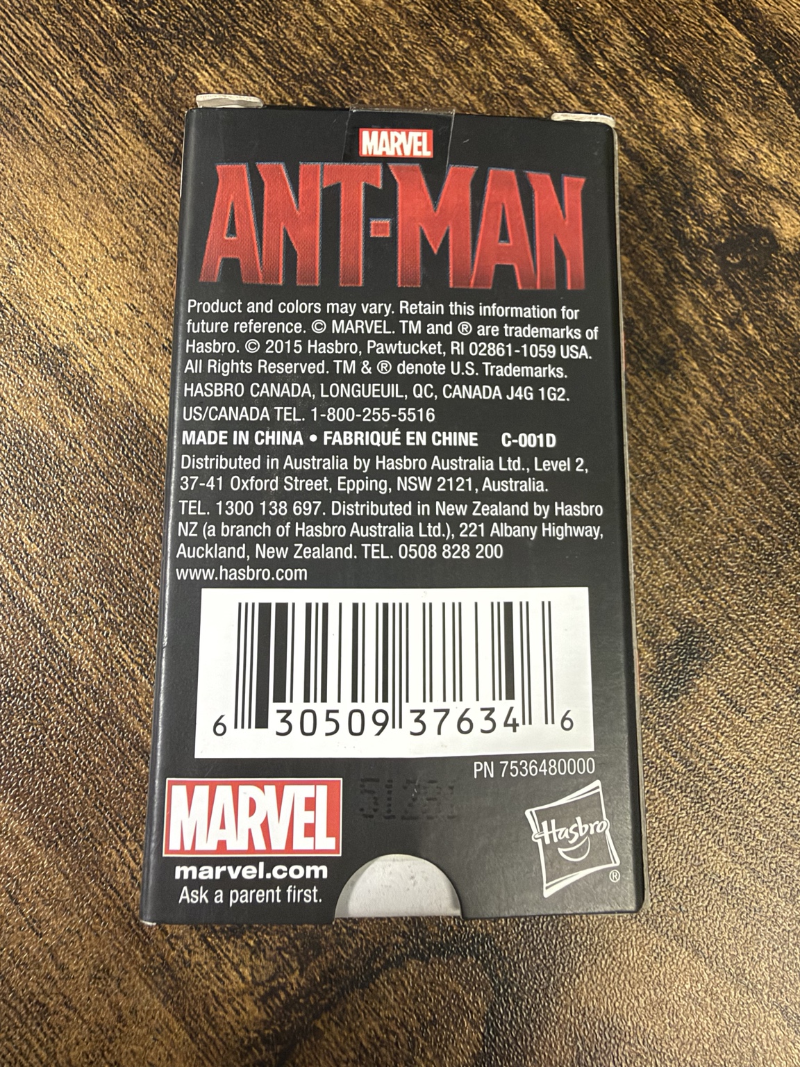 2015 SDCC Hasbro Marvel Ant-Man Pym Technologies Matchbox Exclusive Figure - Image 3