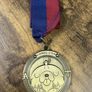 2012 SDCC Adventure Time Comic-Con Quest Jake Medal Cartoon Network